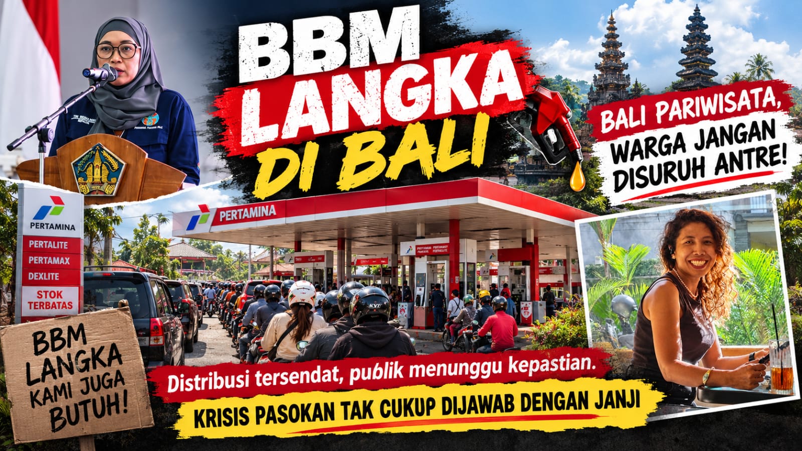 Bali Voices : IWO Bali, Public Frustrated as Pertamina Faces Calls for Action Over Fuel Shortages