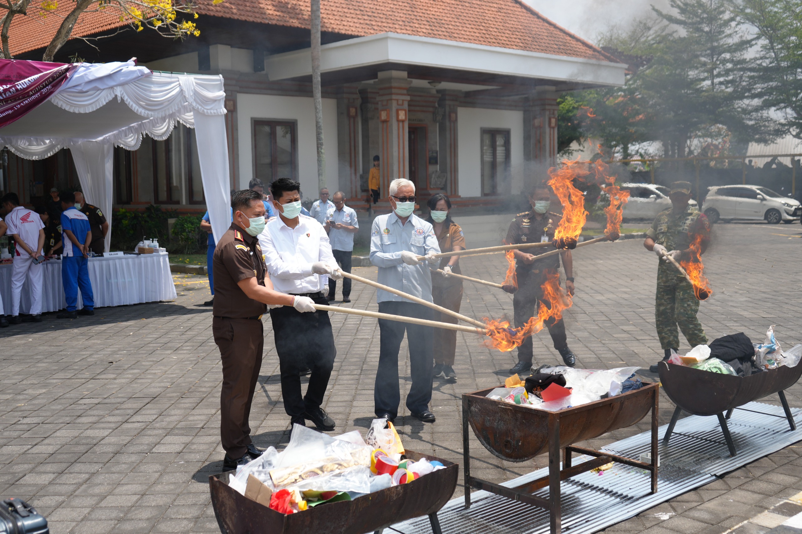 Badung Prosecutors Destroy Evidence from 75 Criminal Cases, Including Narcotics